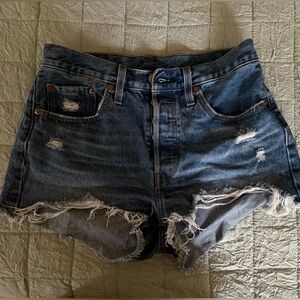 Distressed Denim Women Shorts